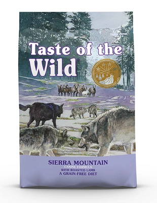 Taste of the Wild Sierra Mountain 5,6 kg  + LAB V Lašišų aliejus šunims ir katėms 500ml