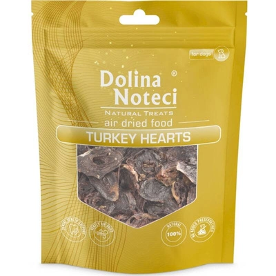 DOLINA NOTECI Natural Treats Turkey Hearts Kalakutienos skanėstai šunims 3x170g