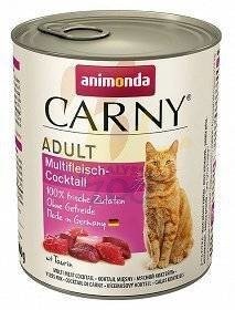 ANIMONDA Cat Carny Adult skonis: įvairių rūšių mėsos kokteilis 6x800g 
