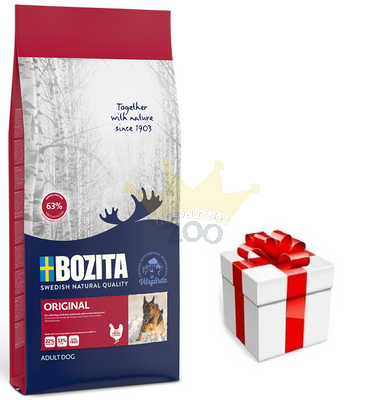 BOZITA Dog Naturals Original 12kg  + STAIGMENA ŠUNUI