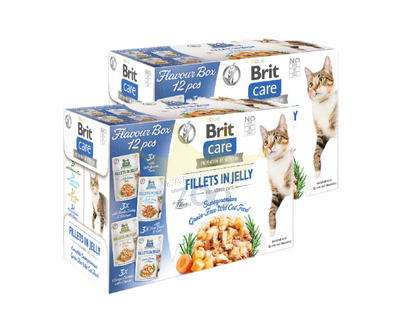 BRIT CARE Cat Fillets in Jelly mix 24x85g