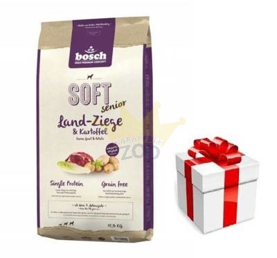 Bosch Soft Senior Goat & Potato 12,5 kg + STAIGMENA ŠUNUI