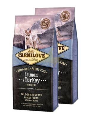 Carnilove Salmon & Turkey for Puppies 2x12kg