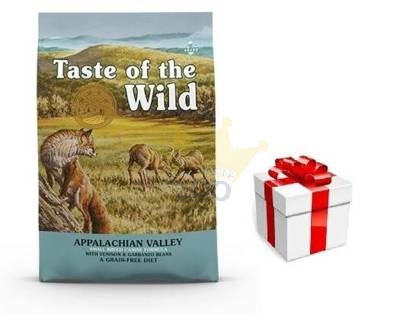 Taste of the Wild Appalachian Valley Small Breed 12,2kg + STAIGMENA ŠUNUI