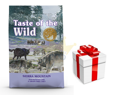 Taste of the Wild Sierra Mountain 12,2 kg + STAIGMENA ŠUNUI
