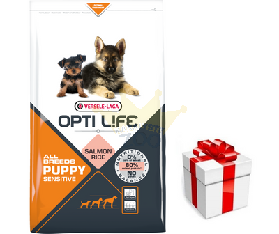 VERSELE-LAGA Opti-Life Puppy Sensitive All Breeds 1kg + STAIGMENA ŠUNUI