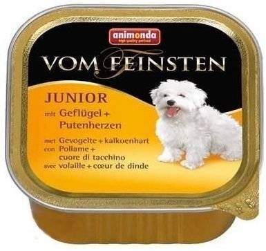 ANIMONDA Dog Vom Feinsten Junior skonis: paukštienos ir kalakutienos širdelės 150g