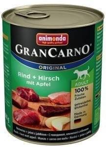 ANIMONDA GranCarno Adult Dog skonis: elniena + obuolys 800g