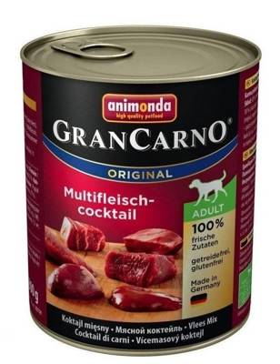 ANIMONDA GranCarno Adult Dog skonis: mėsos kokteilis 800g 