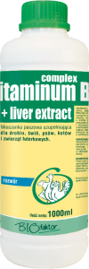 BIOFAKTOR Vitaminum B Complex + liver extract balandžiams 1l (skystis)