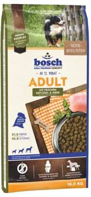 Bosch Adult Poultry & Millet (nauja receptūra) 15kg  + STAIGMENA ŠUNUI
