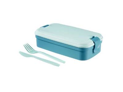 "Curver Lunch&Go" stalo įrankių konteineris mėlynos spalvos