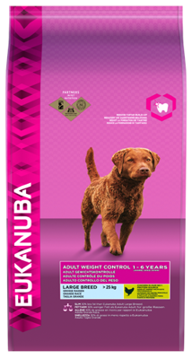 EUKANUBA Adult Large Breed Weight Control Chicken 15kg