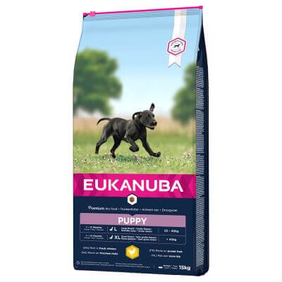 EUKANUBA Puppy&Junior Large Breed 2x15kg - 3% PIGIAU