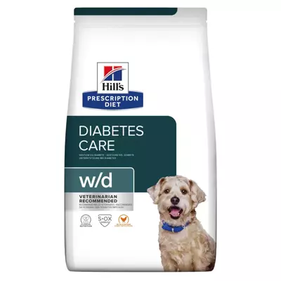HILL'S PD Prescription Diet Canine w/d 4kg  + LAB V Lašišų aliejus šunims ir katėms 250ml  5% PIGIAU