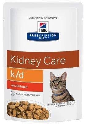 HILL'S PD Prescription Diet k/d Feline with Chicken su vištiena 6x85g