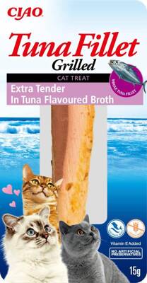 INABA Tuno filė katėms - itin švelni tuno filė tuno sultinyje 15g