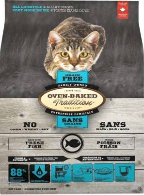 Oven Baked Tradition Cat Food Grain free with fish (su žuvimi) 1,13 kg