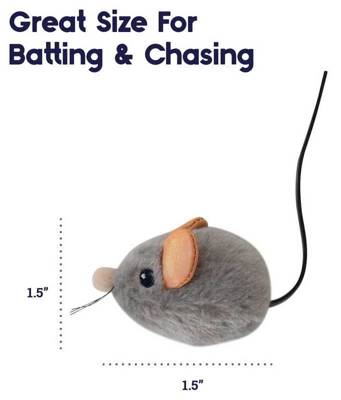 Petstages Squeak Squeak Mouse Pliušinis žaislas katėms - Squeak Mouse