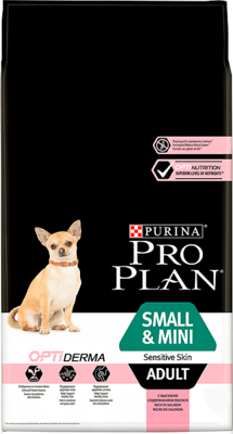 Purina Pro Plan Small & Mini Adult Sensitive Optiderma, lašiša ir ryžiai 7kg