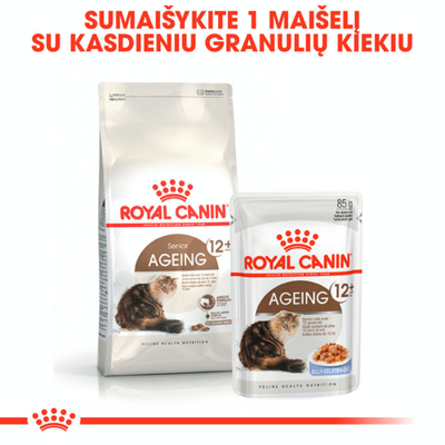 ROYAL CANIN Ageing +12 400g sauso maisto brandžioms katėms