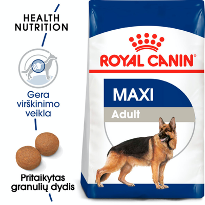 ROYAL CANIN Maxi Adult 4kg + STAIGMENA ŠUNUI