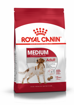 ROYAL CANIN Medium Adult 15 kg sausas ėdalas suaugusiems vidutinių veislių šunims 