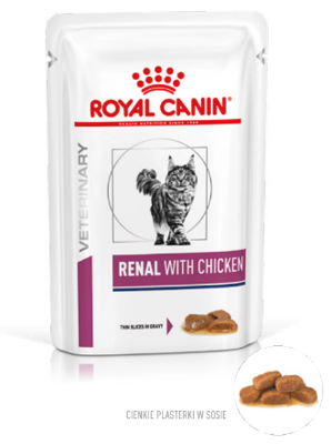 ROYAL CANIN Renal su vištiena 12x85g paketėlis