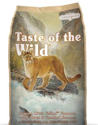 Taste of the Wild Canyon River Cat 2kg + STAIGMENA KATEI