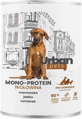 Urban Pets mono baltymų jautienos ėdalas šunims 400g