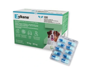 VETOQUINOL Zylkene 225mg - 10 tablečių šunims sverantiems 10-30 kg