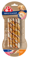 8in1 Triple Flavour Twisted Sticks 10 vnt.