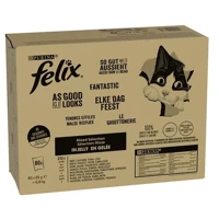 Felix Fantastic kačių ėdalas su želė skoniais 80x85g